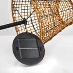 Casa si Gradina - Corpuri si surse de iluminat - Veioze si lampi - Lampadare - Lampadar, Opviq, ratan, stejar, diametru 32 cm, inaltime 64 cm - Infinity.ro