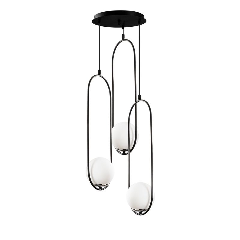 Casa si Gradina - Corpuri si surse de iluminat - Lustre si pendule - Candelabru, Opviq, metal, negru, 44x146 cm - Infinity.ro