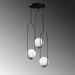 Casa si Gradina - Corpuri si surse de iluminat - Lustre si pendule - Candelabru, Opviq, metal, negru, 44x146 cm - Infinity.ro