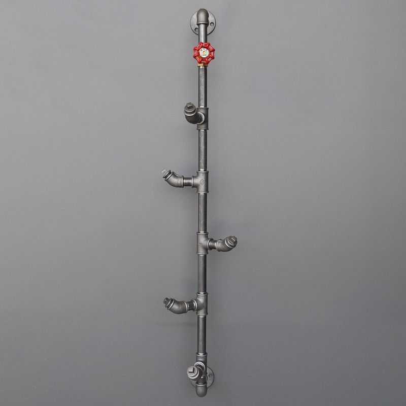 Casa si Gradina - Mobilier - Organizare si depozitare - Cuiere - Cuiere, Hanah Home, metal, negru auriu, 15x15x100 cm - Infinity.ro