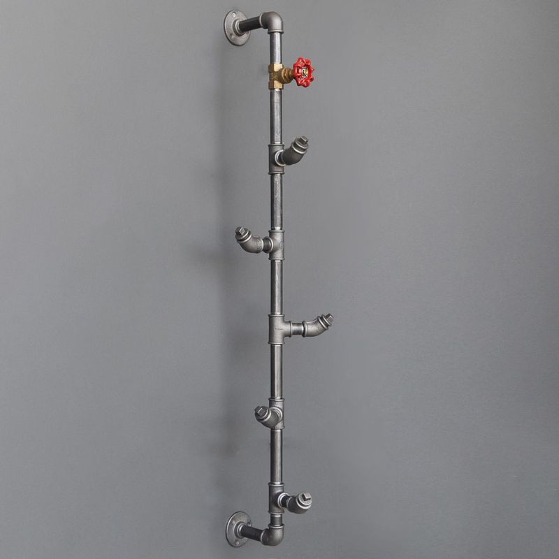 Casa si Gradina - Mobilier - Organizare si depozitare - Cuiere - Cuiere, Hanah Home, metal, negru auriu, 15x15x100 cm - Infinity.ro