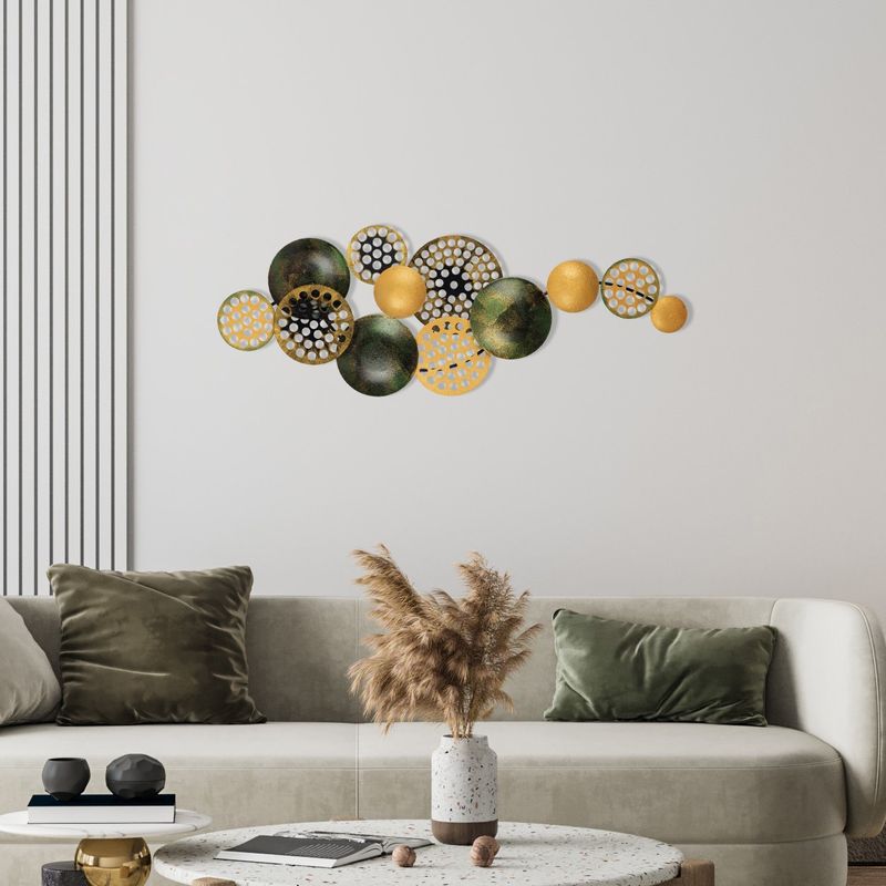 Casa si Gradina - Decoratiuni - Decoratiuni perete - Accesoriu decorativ de perete, Wallxpert, metal, multicolor, 90x8x42 cm, 279ENZ1836 - Infinity.ro