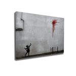 Casa si Gradina - Decoratiuni - Tablouri - Tablou canvas decorativ, Wallxpert, multicolor, 70x100 cm, 50% bumbac 50% poliester, rama lemn, 966BRS1156 - Infinity.ro