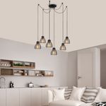 Casa si Gradina - Corpuri si surse de iluminat - Lustre si pendule - Candelabru, Opviq, metal, negru, 135x106 cm - Infinity.ro