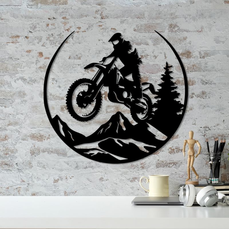 Casa si Gradina - Decoratiuni - Decoratiuni perete - Accesoriu decorativ de perete, Wallxpert, metal, negru, 46x49 cm - Infinity.ro