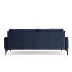 Casa si Gradina - Mobilier - Canapele si coltare - Canapele - Canapea 3 locuri, Atelier Del Sofa, lemn fag si pal, albastru marin, 205x90x88 cm - Infinity.ro