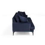 Casa si Gradina - Mobilier - Canapele si coltare - Canapele - Canapea 3 locuri, Atelier Del Sofa, lemn fag si pal, albastru marin, 205x90x88 cm - Infinity.ro