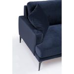 Casa si Gradina - Mobilier - Canapele si coltare - Canapele - Canapea 3 locuri, Atelier Del Sofa, lemn fag si pal, albastru marin, 205x90x88 cm - Infinity.ro