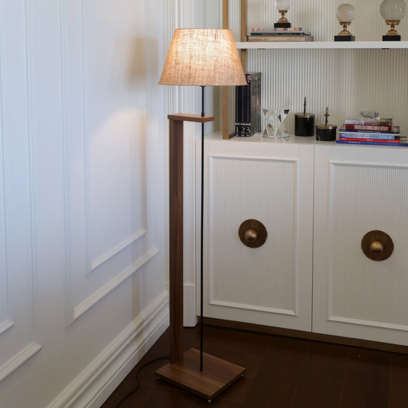 Casa si Gradina - Corpuri si surse de iluminat - Veioze si lampi - Lampadare - Lampadar, Opviq, lemn, crem, 150 cm, 780SGN2605 - Infinity.ro
