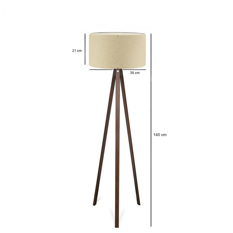Casa si Gradina - Corpuri si surse de iluminat - Veioze si lampi - Lampadare - Lampadar, Opviq, lemn, bej, 140 cm, 780SGN2603 - Infinity.ro