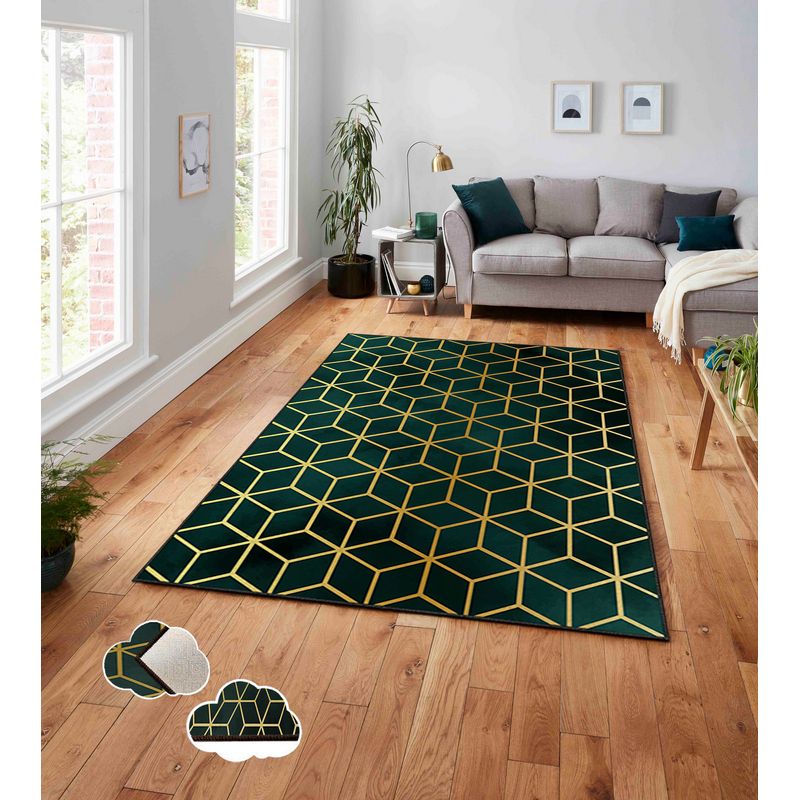 Casa si Gradina - Textile si covoare - Covoare - Covoare casa - Covor, Conceptum Hypnose, multicolor, 120x180 cm, 100% poliester, antiderapant, 288NGR2153 - Infinity.ro