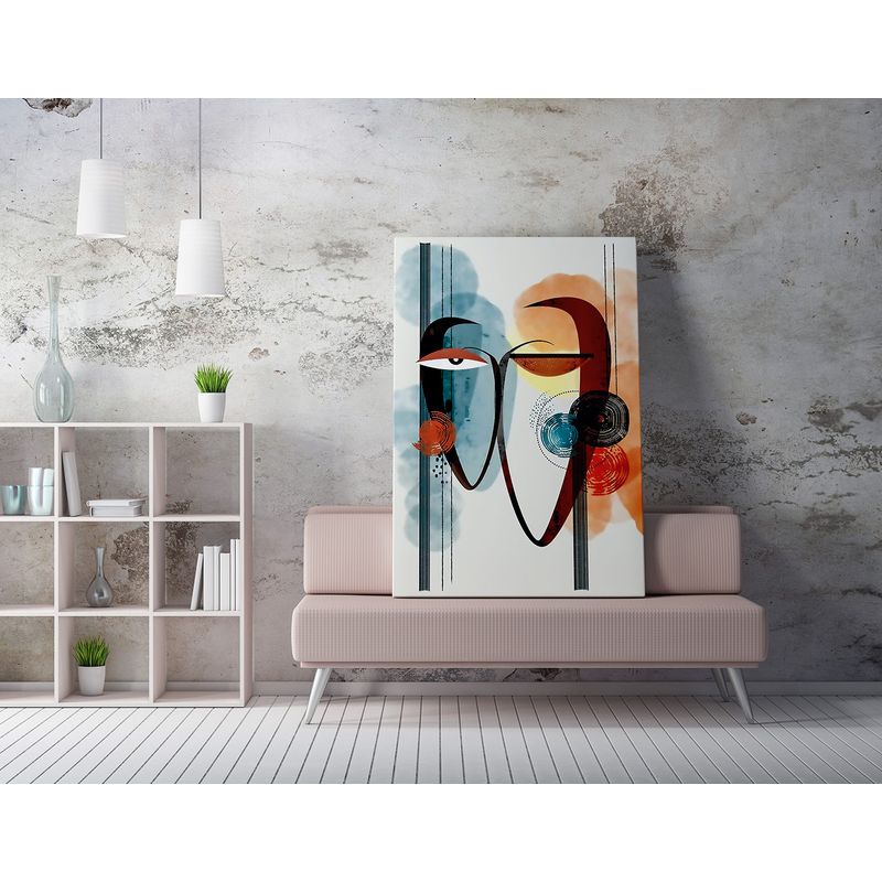Casa si Gradina - Decoratiuni - Tablouri - Tablou decorativ pe panza, Wallxpert, multicolor, 70x100 cm, bumbac si poliester, 227WRZ1274 - Infinity.ro