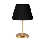 Casa si Gradina - Corpuri si surse de iluminat - Veioze si lampi - Veioze - Veioza, Opviq, metal, negru auriu, 22x14x37 cm - Infinity.ro