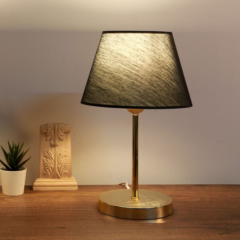 Casa si Gradina - Corpuri si surse de iluminat - Veioze si lampi - Veioze - Veioza, Opviq, metal, negru auriu, 22x14x37 cm - Infinity.ro