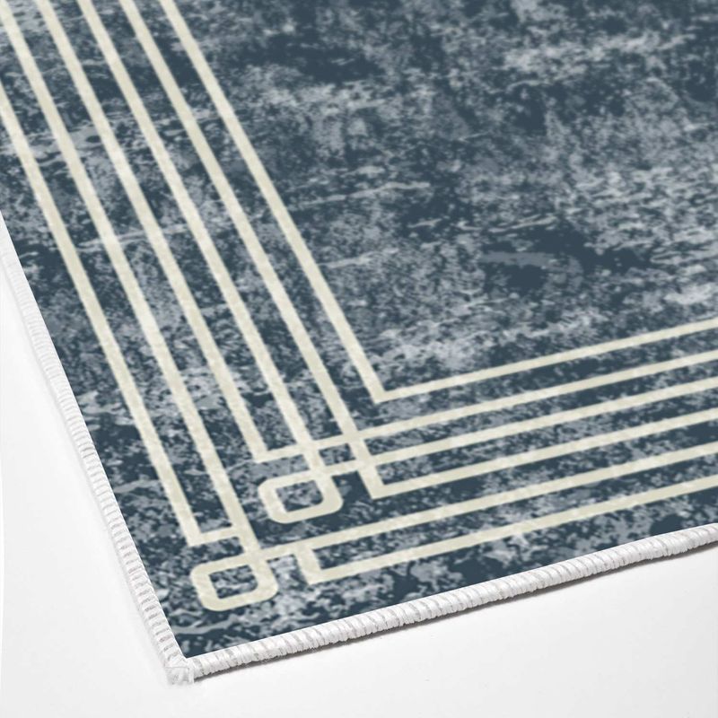 Casa si Gradina - Textile si covoare - Covoare - Covoare casa - Covor, Conceptum Hypnose, albastru, 120x180 cm, 100% poliester, antiderapant, lavabil la masina, 955ANR4537 - Infinity.ro
