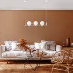 Casa si Gradina - Corpuri si surse de iluminat - Lustre si pendule - Candelabru, Opviq, metal, alb, 76x15x20-110 cm - Infinity.ro