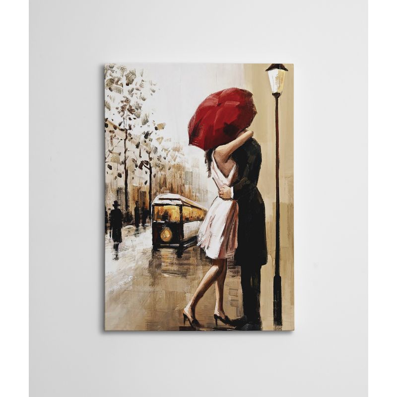 Casa si Gradina - Decoratiuni - Tablouri - Tablou decorativ pe panza, Wallxpert, multicolor, 50x70 cm, 50% poliester 50% bumbac, rama lemn, 257MJS1497 - Infinity.ro