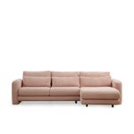 Casa si Gradina - Mobilier - Canapele si coltare - Coltare - Coltar, Hanah Home, lemn fag si pal, roz, 290x165x97 cm - Infinity.ro