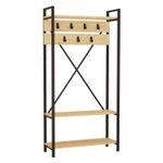 Casa si Gradina - Mobilier - Organizare si depozitare - Cuiere - Cuier, Hanah Home, pal melaminat, safir, 90x34x180 cm - Infinity.ro