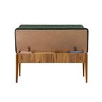 Casa si Gradina - Mobilier - Organizare si depozitare - Bancute - Banca cu spatiu de depozitare, Hanah Home, panou aglomerat cu melamina, pin atlantic si verde, 110x40x85 cm - Infinity.ro