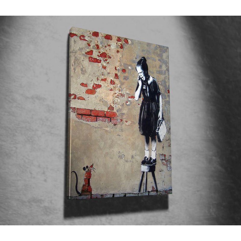 Casa si Gradina - Decoratiuni - Tablouri - Tablou canvas decorativ, Wallxpert, multicolor, 50x70 cm, 50% bumbac 50% poliester, 966BRS1145 - Infinity.ro