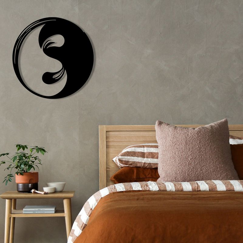 Casa si Gradina - Decoratiuni - Decoratiuni perete - Accesoriu decorativ de perete, Wallxpert, metal, negru, 48x48 cm, 279ENZ1307 - Infinity.ro