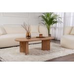 Casa si Gradina - Mobilier - Mese si birouri - Masute de cafea - Masuta de cafea, Hanah Home, pal melaminat, pin atlantic, 119x60x40 cm - Infinity.ro