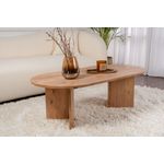 Casa si Gradina - Mobilier - Mese si birouri - Masute de cafea - Masuta de cafea, Hanah Home, pal melaminat, pin atlantic, 119x60x40 cm - Infinity.ro