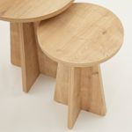 Casa si Gradina - Mobilier - Mese si birouri - Masute de cafea - Set masute de cafea, Hanah Home, PAL melaminat, stejar safir, 40x40x50 cm, 30x30x45 cm - Infinity.ro