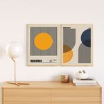 Casa si Gradina - Decoratiuni - Tablouri - Tablou decorativ cu rama, Wallxpert, mdf, multicolor, 20x30 cm, set 2 bucati - Infinity.ro