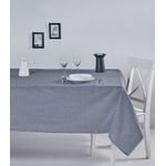 Casa si Gradina - Textile si covoare - Textile bucatarie - Fete de masa - Fata de masa, Hermia, negru si alb, 170x170 cm, 100% bumbac, model in carouri - Infinity.ro