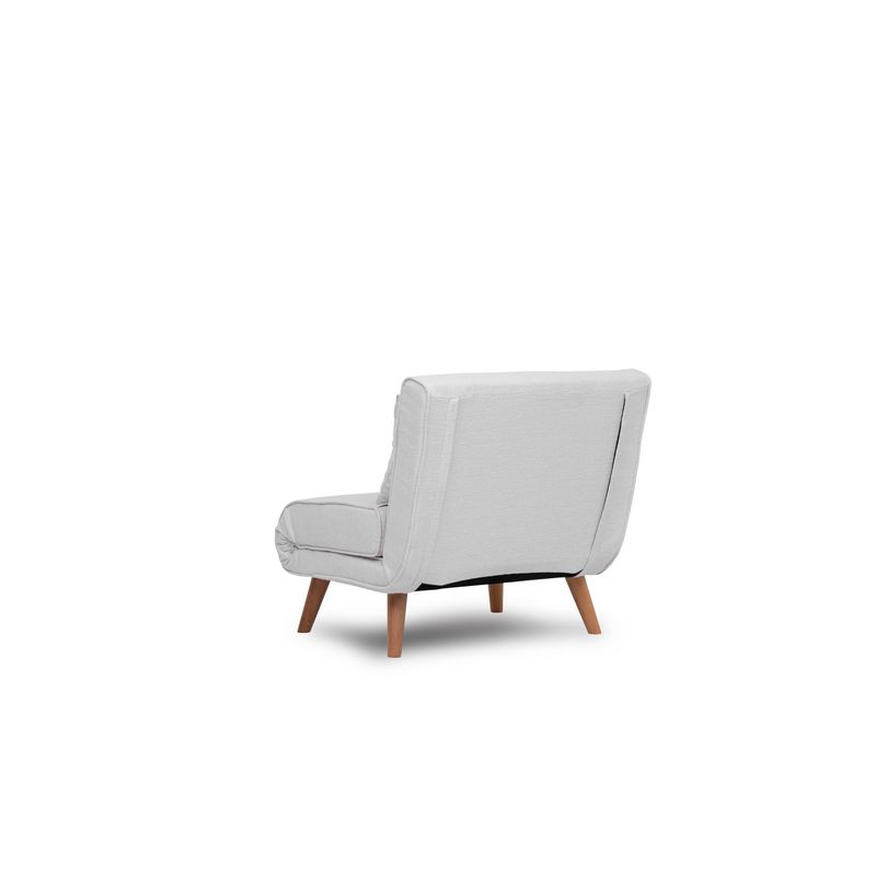 Casa si Gradina - Mobilier - Canapele si coltare - Canapele - Canapea extensibila, Hanah Home, material teddy, alb, 180x80 cm - Infinity.ro