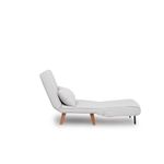 Casa si Gradina - Mobilier - Canapele si coltare - Canapele - Canapea extensibila, Hanah Home, material teddy, alb, 180x80 cm - Infinity.ro