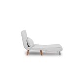 Casa si Gradina - Mobilier - Canapele si coltare - Canapele - Canapea extensibila, Hanah Home, material teddy, alb, 180x80 cm - Infinity.ro