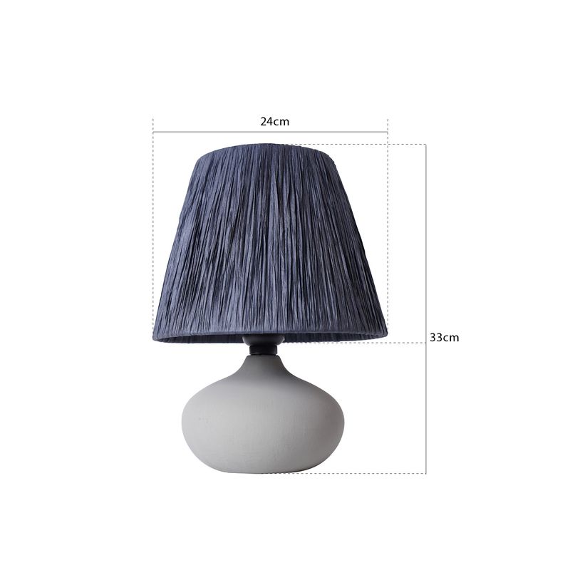 Casa si Gradina - Corpuri si surse de iluminat - Veioze si lampi - Veioze - Veioza, Opviq, ceramica, bej, 24x33 cm, 687HMY2243 - Infinity.ro