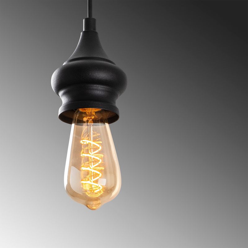 Casa si Gradina - Corpuri si surse de iluminat - Lustre si pendule - Lustra, Opviq, metal, negru, 9x9x107 cm - Infinity.ro