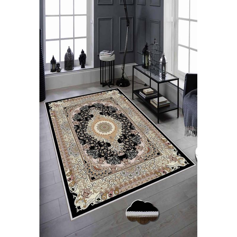 Casa si Gradina - Textile si covoare - Covoare - Covorase intrare - Covoras de intrare, Conceptum Hypnose, multicolor, 100x150 cm, 100% poliester, antiderapant, 478HFT1855 - Infinity.ro