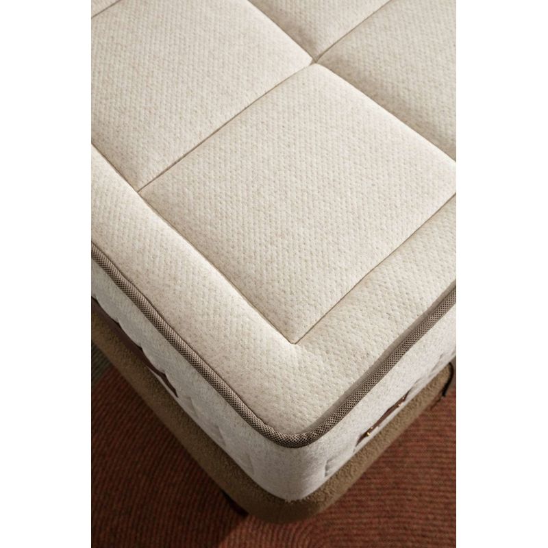 Casa si Gradina - Mobilier - Saltele si somiere - Saltele - Saltea, Hanah Home, poliester-viscoza-in, bej, 180x200 cm, arcuri pocket - Infinity.ro