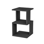 Casa si Gradina - Mobilier - Comode si corpuri - Noptiere - Noptiera, Hanah Home, pal, antracit, 29.6x29.6x49.4 cm - Infinity.ro