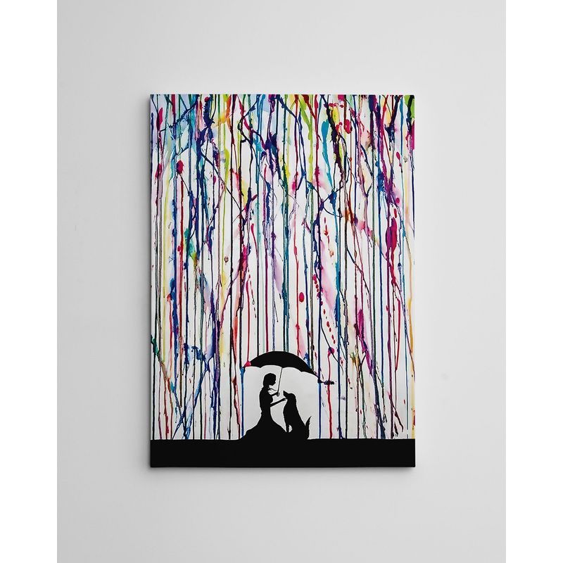 Casa si Gradina - Decoratiuni - Tablouri - Tablou canvas decorativ, Wallxpert, multicolor, 70x100 cm, 50% bumbac 50% poliester, imprimare digitala, rama din lemn - Infinity.ro