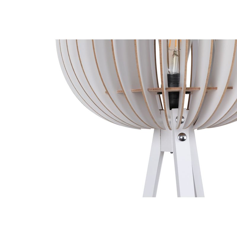 Casa si Gradina - Corpuri si surse de iluminat - Veioze si lampi - Lampadare - Lampadar, Opviq, mdf, alb, 145 cm, 390FLH1131 - Infinity.ro