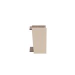 Casa si Gradina - Mobilier - Mese si birouri - Mese living - Masuta laterala, Hanah Home, panou aglomerat cu melamina, nuc si bej, 31.6x31x48 cm - Infinity.ro