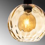 Casa si Gradina - Corpuri si surse de iluminat - Lustre si pendule - Lustra, Opviq, metal, galben, 20x20x120 cm - Infinity.ro