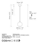 Casa si Gradina - Corpuri si surse de iluminat - Lustre si pendule - Lustra, Opviq, metal, galben, 20x20x120 cm - Infinity.ro