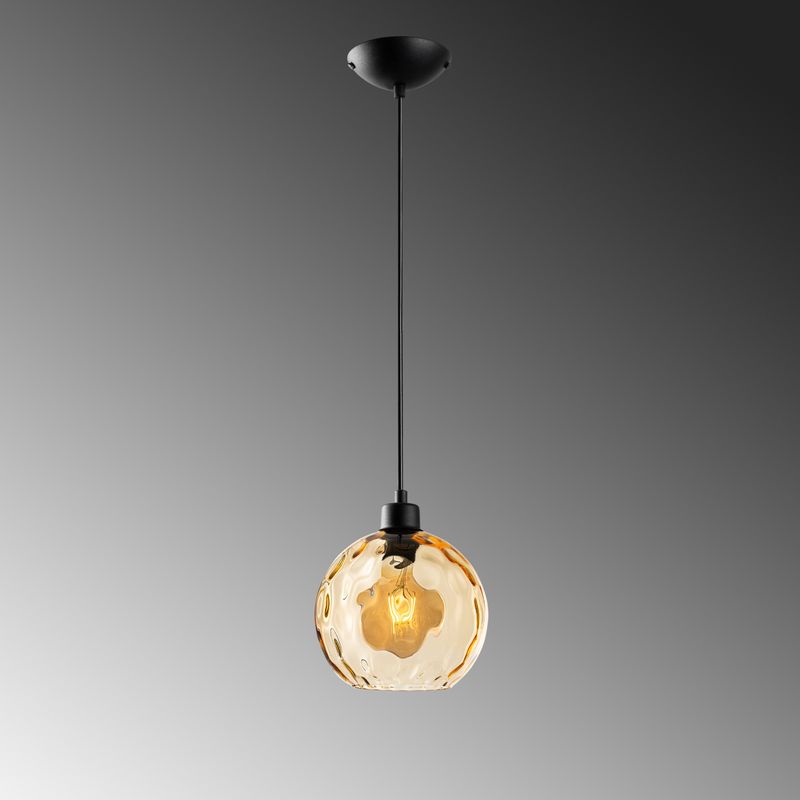 Casa si Gradina - Corpuri si surse de iluminat - Lustre si pendule - Lustra, Opviq, metal, galben, 20x20x120 cm - Infinity.ro