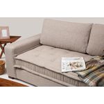 Casa si Gradina - Mobilier - Canapele si coltare - Coltare - Coltar, Hanah Home, lemn de fag si pal, bej nisip, 323x190x94 cm, material textil - Infinity.ro