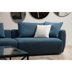 Casa si Gradina - Mobilier - Canapele si coltare - Coltare - Coltar, Hanah Home, lemn de fag si pal, albastru, 365x127x65 cm - Infinity.ro