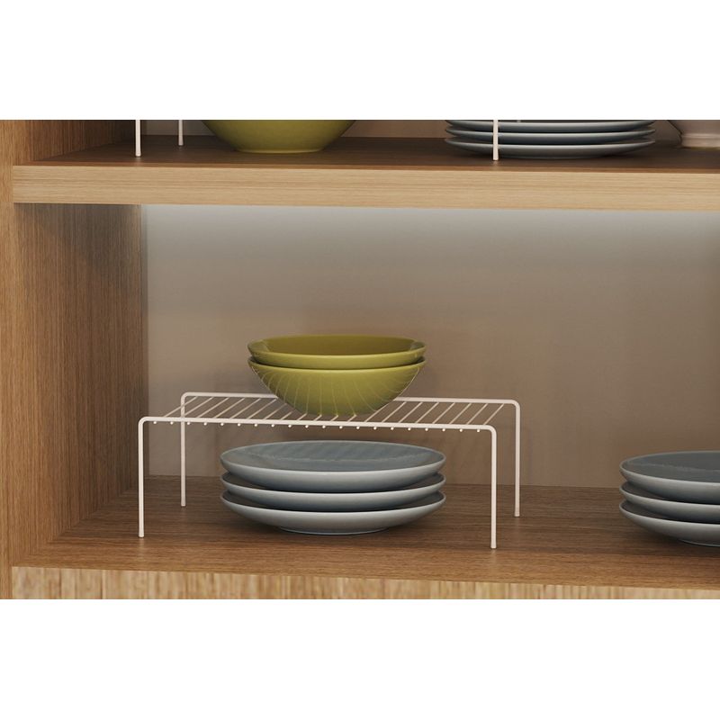 Casa si Gradina - Mobilier - Organizare si depozitare - Organizatoare pentru sertare si dulapuri - Organizator de bucatarie, Hermia, metal, alb, 390x210x135 mm - Infinity.ro