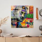 Casa si Gradina - Decoratiuni - Tablouri - Tablou decorativ, Wallxpert, sticla temperata, multicolor, 50x50 cm, 123BZM2310 - Infinity.ro