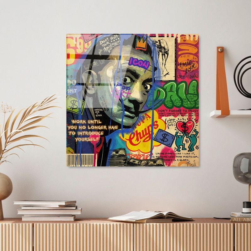 Casa si Gradina - Decoratiuni - Tablouri - Tablou decorativ, Wallxpert, sticla temperata, multicolor, 50x50 cm, 123BZM2310 - Infinity.ro